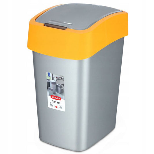Curver Flip Bin affaldsspand 10L, gul