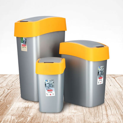 Curver Flip Bin affaldsspand 10L, gul