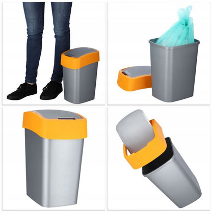 Curver Flip Bin affaldsspand 10L, gul