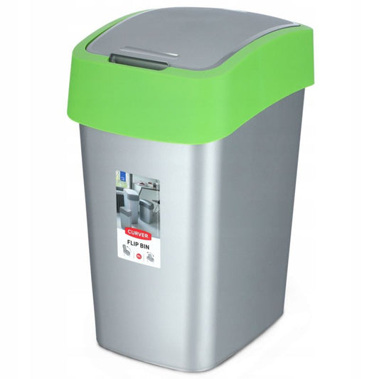 Curver Flip Bin affaldsspand 10L, grøn