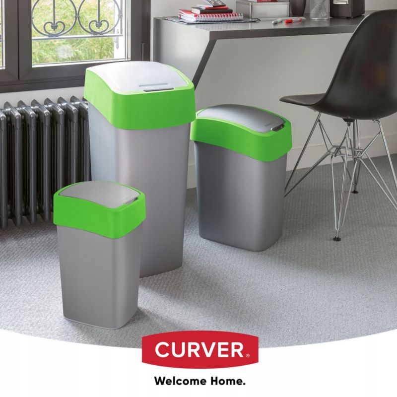 Curver Flip Bin affaldsspand 10L, grøn