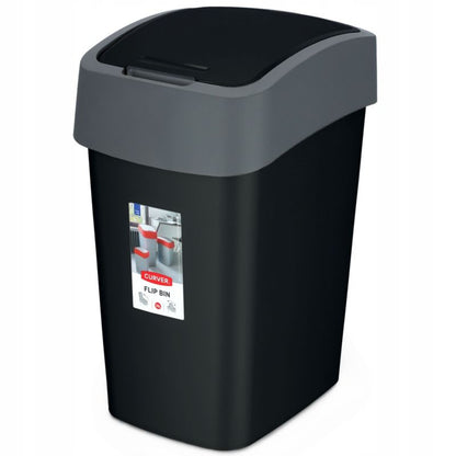 Curver Flip Bin 25L skraldespand, sort