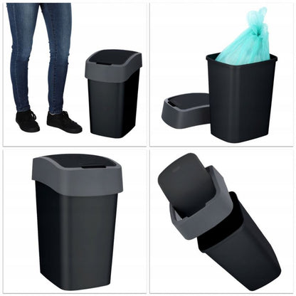 Curver Flip Bin 25L skraldespand, sort
