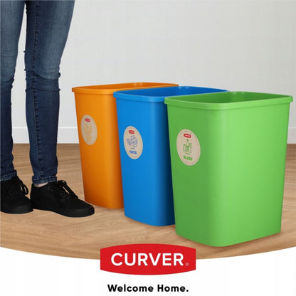 Curver Flip Bin affaldsspand 3 x 25L, multifarvet