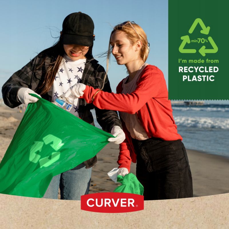 Curver Flip Bin 50L affaldsspand, rød, 1 stk.
