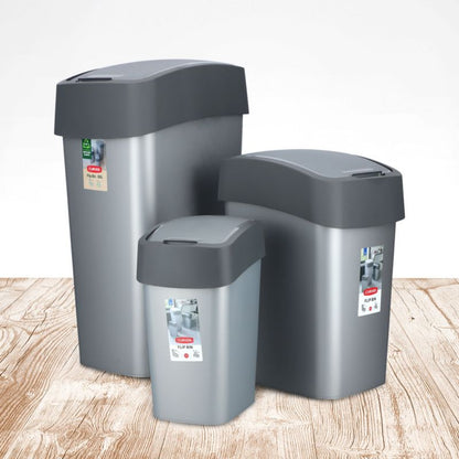 Curver Flip Bin affaldsspand 50L, grafit, 1 stk.