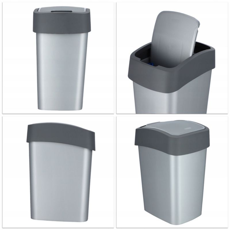 Curver Flip Bin affaldsspand 50L, grafit, 1 stk.