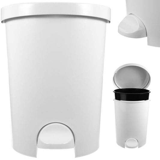 Curver affaldsspand med pedal 15L i hvid