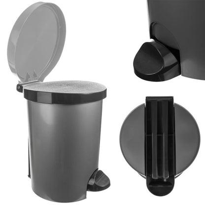 Pedalspand 15 L Grå 3253921319233
