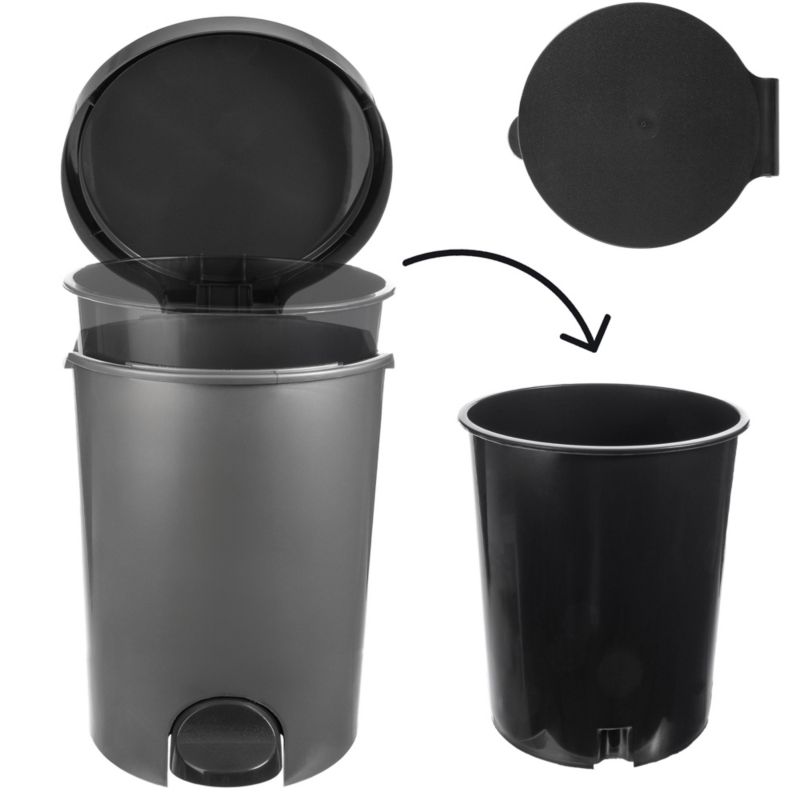 Affaldsspand Curver med pedal 15L
