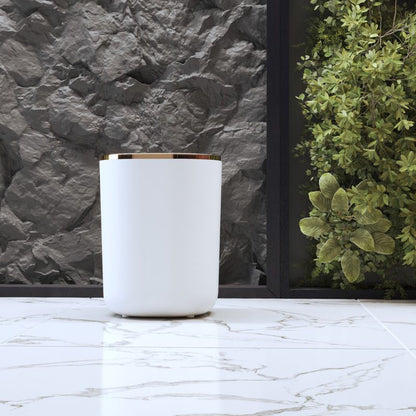 Berøringsfri Affaldsspand med Sensor 12L Hvid/Rosegold | 5905036624600