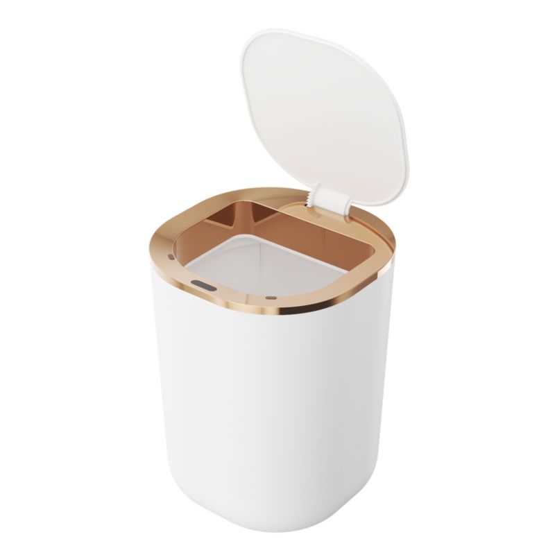 Berøringsfri Affaldsspand med Sensor 12L Hvid/Rosegold | 5905036624600