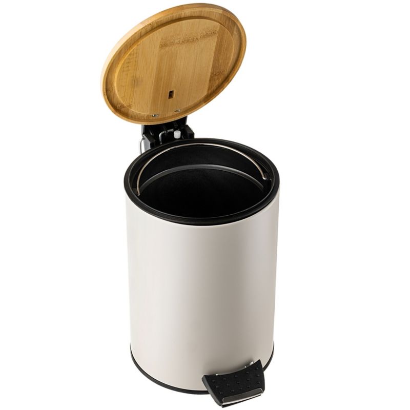 Badeværelsesspand 3 L Beige Metal med Pedal 5903699472187