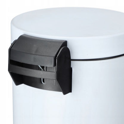 Pedalspand 14 L Hvid Metal