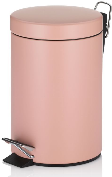 Metalaffaldsspand 3 L 26 cm Perlemorsrosa