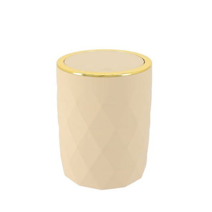 Badeværelsesspand 6 L Beige Plastik 19 x 19 x 24 cm