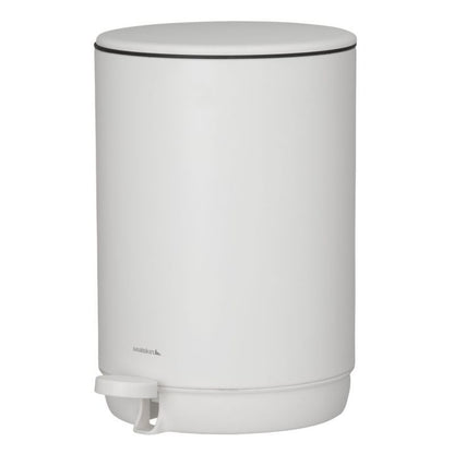 Pedalspand 5 L Hvid 23 cm Moderne Design Fritstående 8720553000921