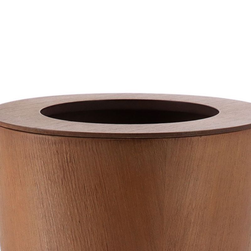 Badeværelsesspand 9 L Brun Egetræseffekt 28x22,5x22,5 cm 6553160