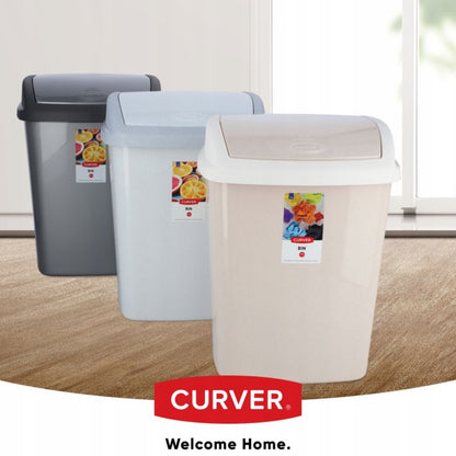Curver Dominik vippeaffaldsspand 10L, grafit