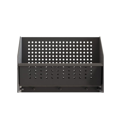 Pelletkurv 23x16x15 cm Sort Stål