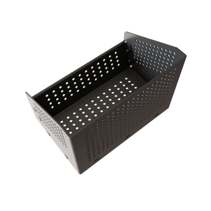 Pelletkurv 23x16x15 cm Sort Stål