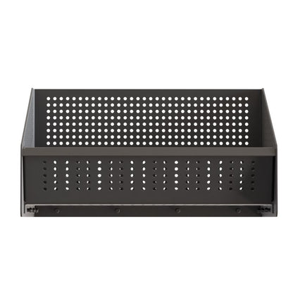 Pelletkurv 36x20x26 cm Sort Stål
