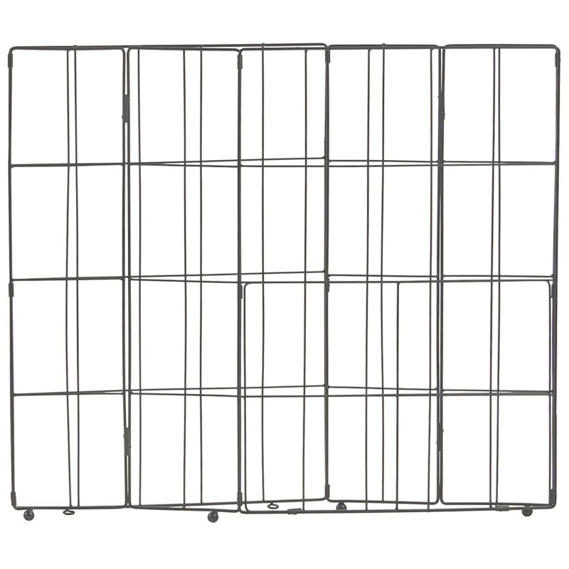 Metalvasketøjskurv Sort 40x30 cm 72 L