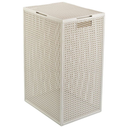 Vasketøjskurv Kaya 60 L Krem 58,5x38x29 cm