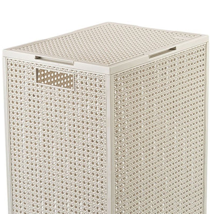 Vasketøjskurv Kaya 60 L Krem 58,5x38x29 cm