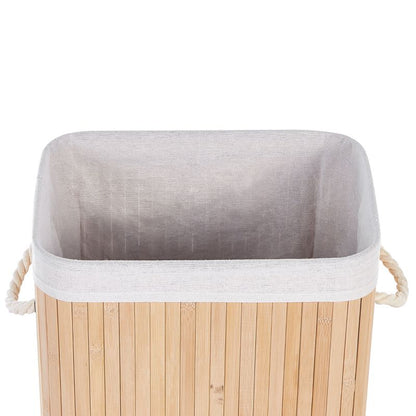 Bambusvasketøjskurv Komari 40x30 cm Brun 72 L