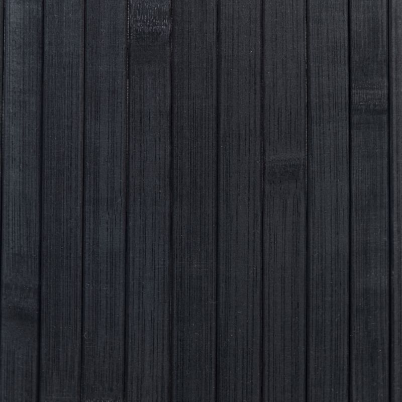 Bambus Vasketøjskurv Sort 40x40x60 cm 75 L