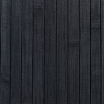 Bambus Vasketøjskurv Sort 40x40x60 cm 75 L