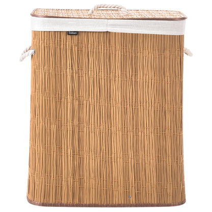 Vasketøjskurv med Låg Arraias Brun 100 L 52 x 32 x 60 cm