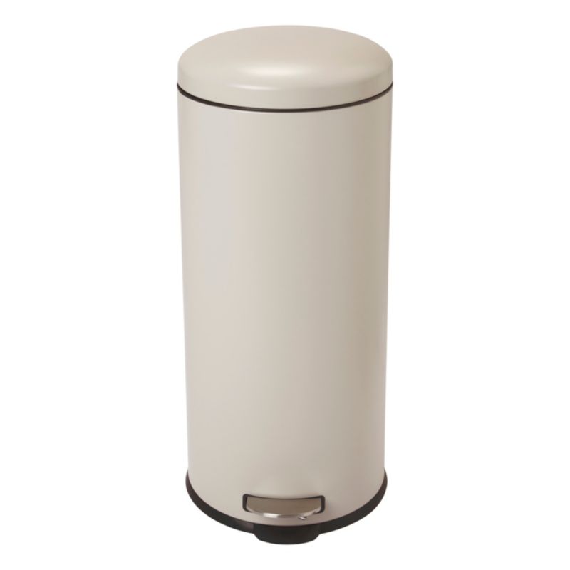 Cooke&Lewis Gerra metal affaldsspand med pedal 30 l i stenfarve