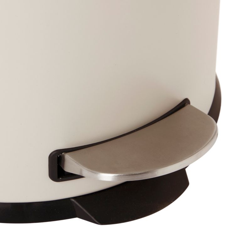 Cooke&Lewis Gerra metal affaldsspand med pedal 30 l i stenfarve