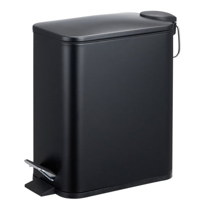 Pedalspand 5 L Sort Stål 29 x 14 x 29 cm | 5059340840307