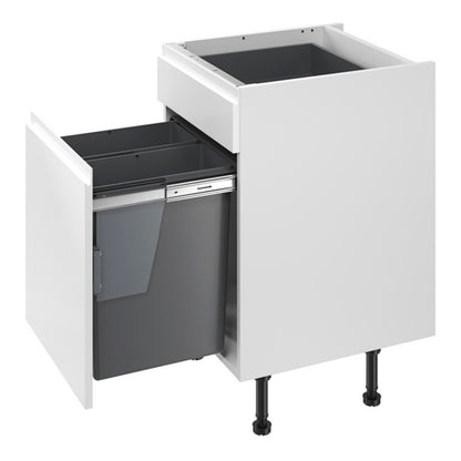 Integreret plastikspand GoodHome 50 cm med 2 beholdere