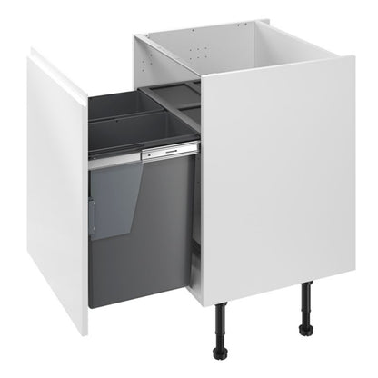 Integreret plastikspand GoodHome 60 cm med 2 beholdere