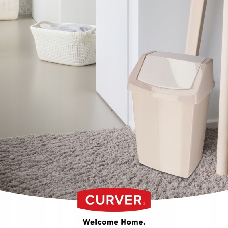 Curver Click-it vippeaffaldsspand 15L, beige