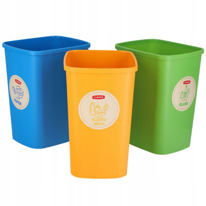 Curver ECO Friendly affaldssorteringsspande 10L, 3 stk.