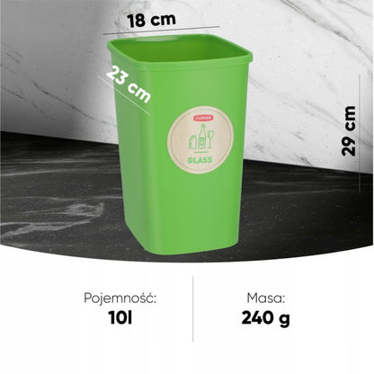 Curver ECO Friendly affaldssorteringsspande 10L, 3 stk.