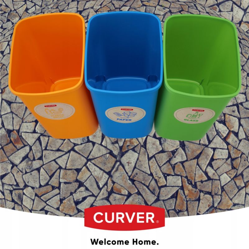 Curver ECO Friendly affaldssorteringsspande 10L, 3 stk.