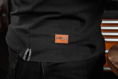 Polo-shirt Denim 100% bomuld L sort 1 stk.