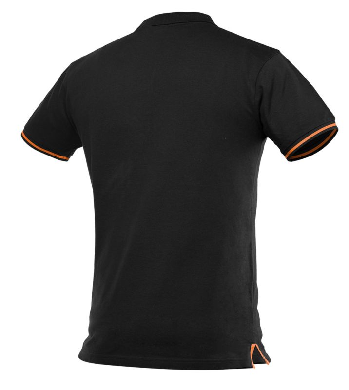 Polo-shirt Garage 100% bomuld pique M sort 1 stk.