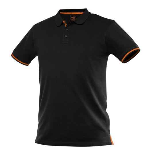 Polo-shirt Garage 100 % bomuld pique XL sort 1 stk.