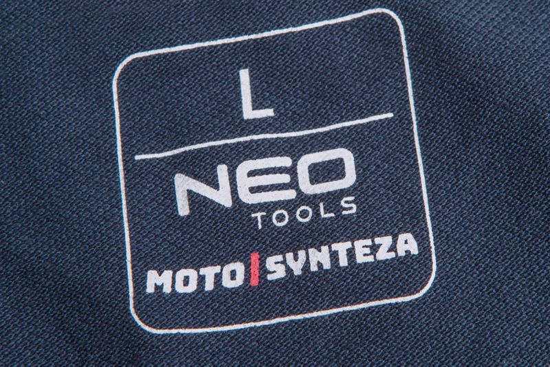 Motosynteza polo t-shirt 100% bomuld pique S navy blå 1 stk.