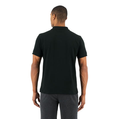 Sort Site polo-shirt i størrelse L