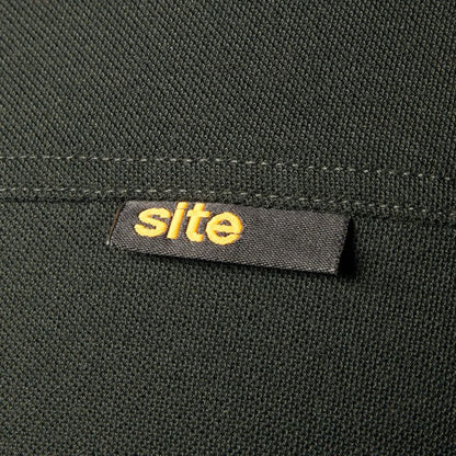 Sort Site polo-shirt i størrelse L