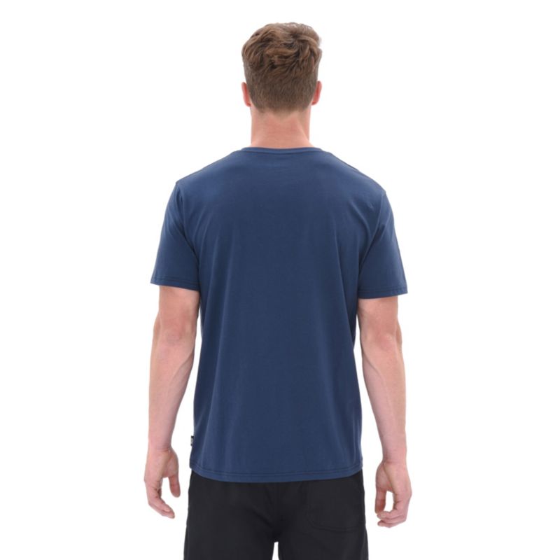 Site t-shirt i navyblå, str. L