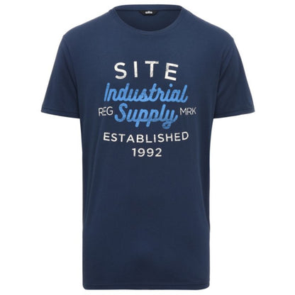 Site t-shirt i marineblå, str. M
